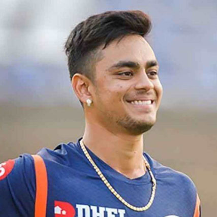 Ishan Kishan – Indian cricket wicketkeeper-batsman in action