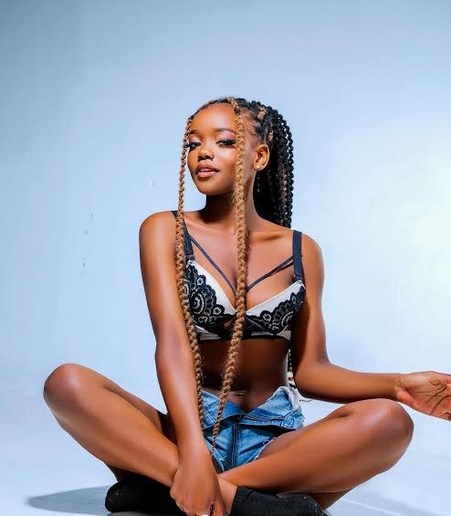 Alicia Kanini Kenyan actress and content creator posing for a photoshoot